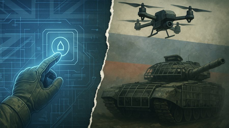 Digital Union Jack / Tank and Drone
